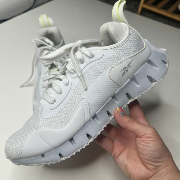 Reebok Zip Dynamics CL White Sneakers